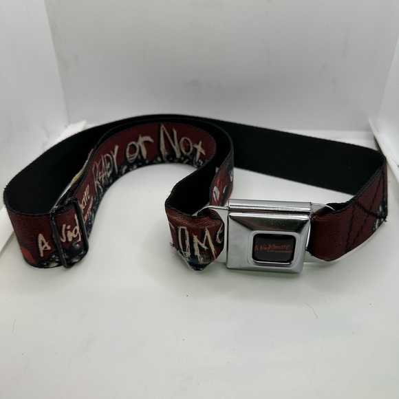 Buckle-Down Other - Buckle-Down Black and Brown Graphic Belt